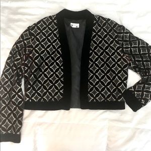 Vintage Patra Velvet & Sheer Dress jacket